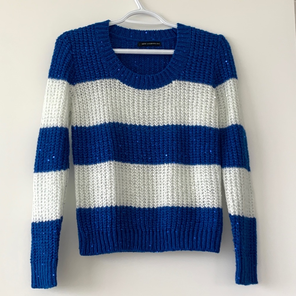 NWOT Sequins Sweater By QED London